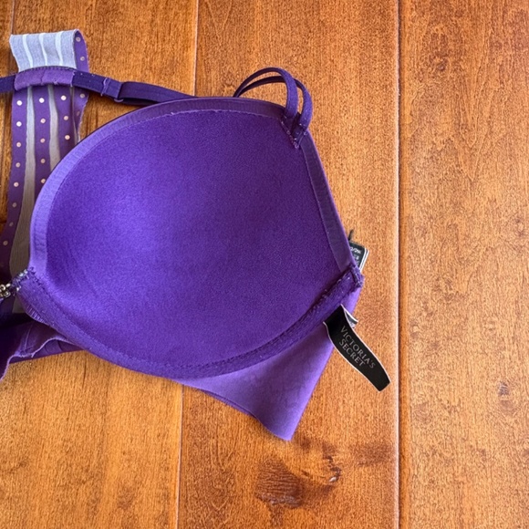 Victoria's Secret Push-Up Demi Bra 36D Racerack Purple - Picture 5 of 10